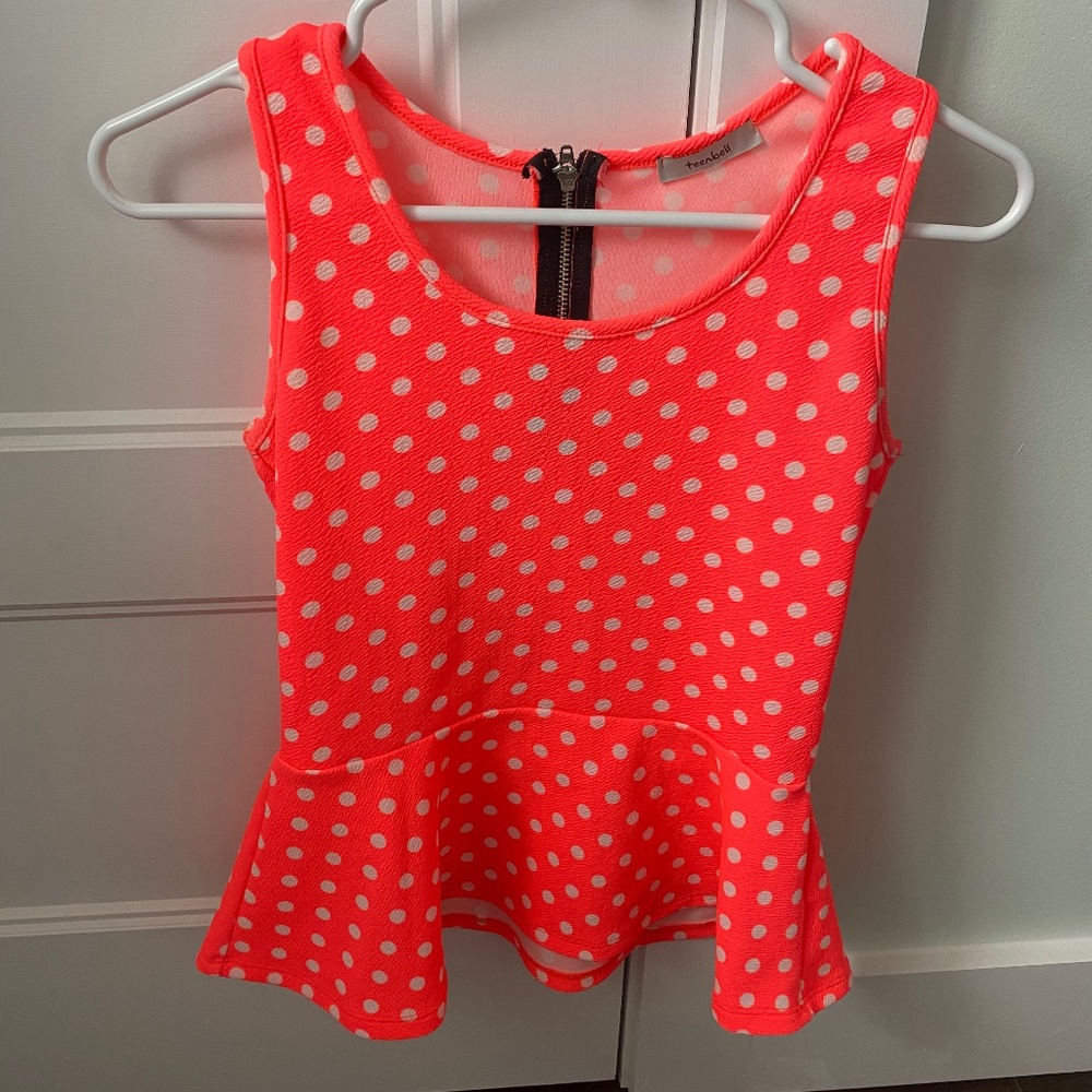 Peplum tank